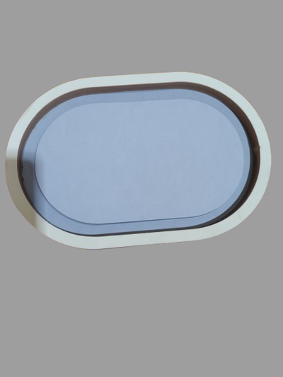 Molde goma flexible bandeja ovalada