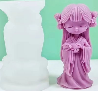 Molde de silicona nena 11n3 jabones Velas, Cemento, Resina y Yeso