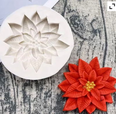 Molde de silicona flor 25f3– Cemento, Resina, Yeso y Velas