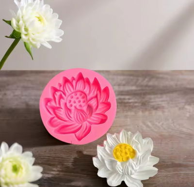 Molde de silicona flor 26f3– Cemento, Resina, Yeso y Velas