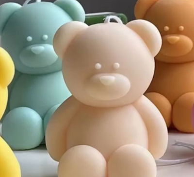 Molde de silicona osito 10E7 jabones Velas, Cemento, Resina y Yeso