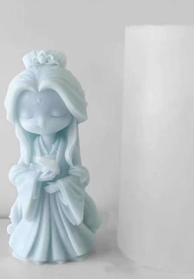 Molde de silicona nena 11m7 jabones Velas, Cemento, Resina y Yeso