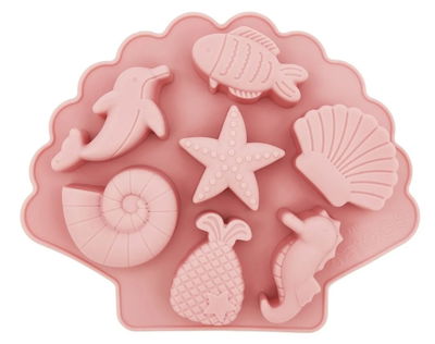 Molde de silicona animales marinos Velas, Cemento, Resina y Yeso