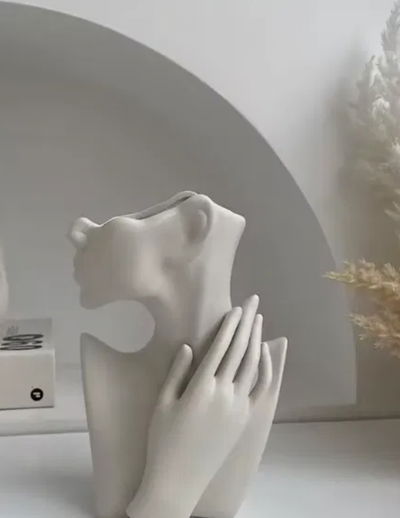 Molde de Silicona  florero XXL 2j3 para Cemento, Yeso y Resina –  Artesanal