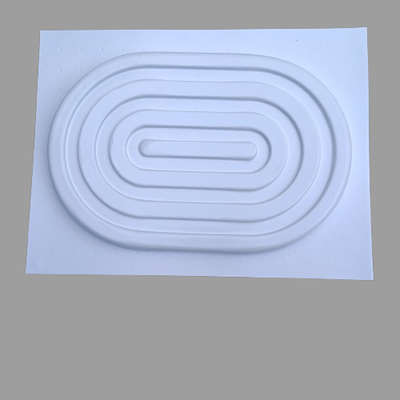 Molde termoformado bandeja rayas oval VM - Cemento Yeso y resina acrolica