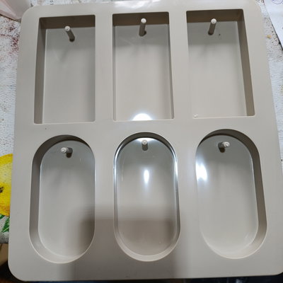 Molde de Silicona  placa tags grueso para Cemento, Yeso y Resina –  velas