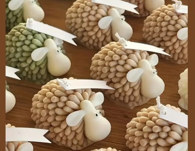 Molde de silicona oveja 4137 Velas, Cemento, Resina y Yeso