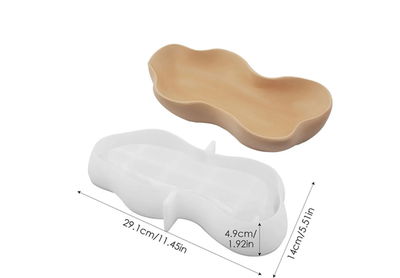 Molde de silicona bandeja profunda xxl– Cemento, Resina y Yeso