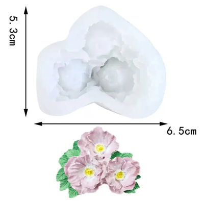 Molde de Silicona flores 29v12   velas ,Cemento, Yeso y Resina –  velas