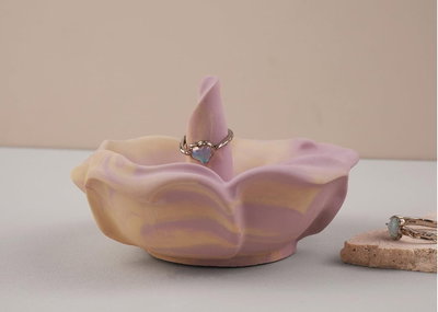 Molde de silicona porta anillo 4293 – Cemento, Resina, Yeso y Velas