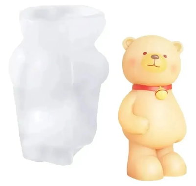 Molde de silicona osito 4113 Velas, Cemento, Resina y Yeso