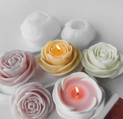 Molde de silicona rosa 3595 – Cemento, Resina, Yeso y Velas