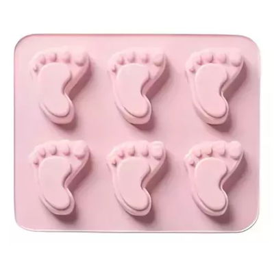 Molde de silicona piecitos Velas, Cemento, Resina y Yeso