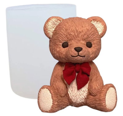 Molde de silicona osito 2U7 xl Velas, Cemento, Resina y Yeso