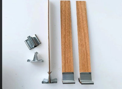 Soporte cuadrado para pabilo madera