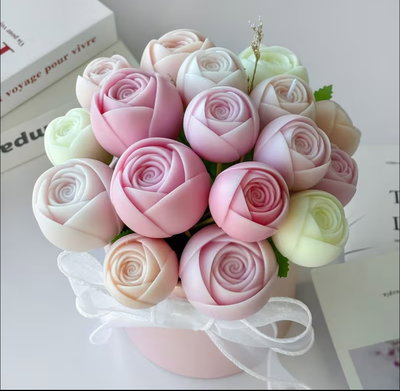 Molde de silicona pimpollo 4369– Cemento, Resina, Yeso y Velas