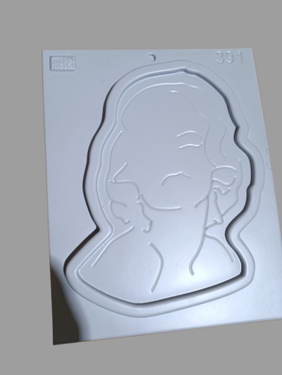 Molde termoformado bandeja mujer 391 – Cemento, resina o yeso
