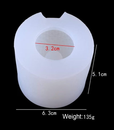 Molde de Silicona  florero relieve para Cemento, Yeso y Resina –  Artesanal