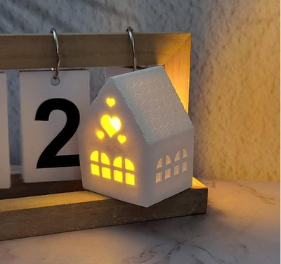 Molde de silicona casita Velas, Cemento, Resina y Yeso