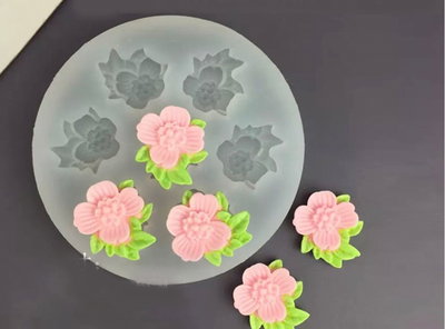 Molde de silicona mini flor cerezo  Velas, Cemento, Resina y Yeso