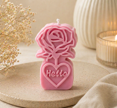 Molde de silicona Hello 4391– Velas artesanales