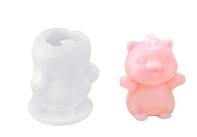 Molde de silicona gatito 4368  Velas, Cemento, Resina y Yeso