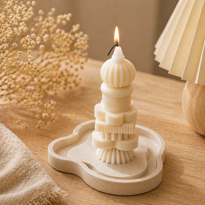 Molde de silicona formas apilables – Velas artesanales