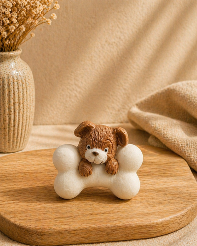 Molde de silicona perrito hueso   Velas, Cemento, Resina y Yeso