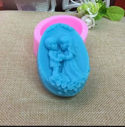 Molde de silicona para jabon boda jabones Velas, Cemento, Resina y Yeso