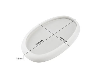 Molde de silicona bandeja fina ch  Cemento, Resina y Yeso