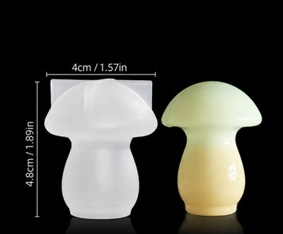 Molde de silicona mini honguito– Cemento, Resina y Yeso