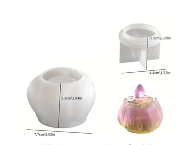 Molde de Silicona alhajero 4353 Cemento, Yeso y Resina –  Artesanal
