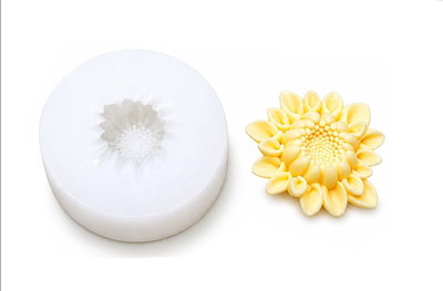 Molde de Silicona girasol 4389  velas ,Cemento, Yeso y Resina –  velas