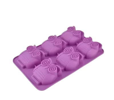 Molde de silicona lechuzas x 6  Velas, Cemento, Resina y Yeso