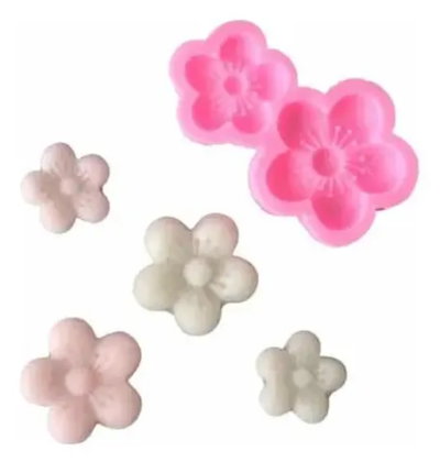 Molde de Silicona florcitas 26k3 velas ,Cemento, Yeso y Resina – velas