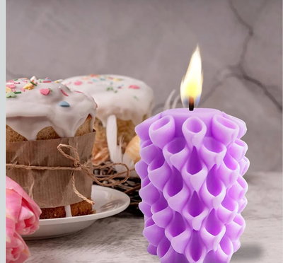 Molde de silicona  Velas, Cemento, Resina y Yeso