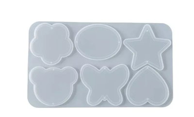 Molde de Silicona  placa tags 2487 para Cemento, Yeso y Resina –  velas
