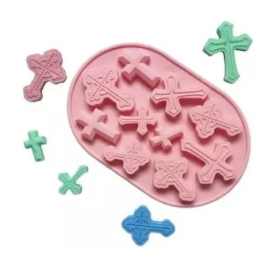 Molde de silicona cruces   Velas, Cemento, Resina y Yeso