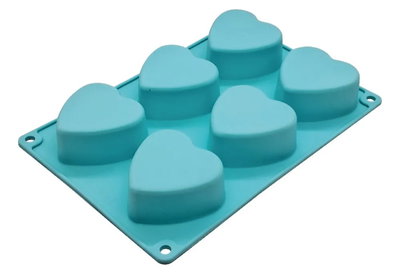 Molde de silicona para jabon corazon  jabones Velas, Cemento, Resina y Yeso