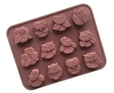 Molde de silicona lechuzas coronas  Velas, Cemento, Resina y Yeso