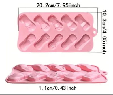Molde de silicona mini autitos Velas, Cemento, Resina y Yeso