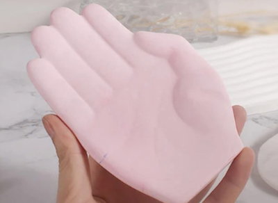 Molde de silicona plato mano Cemento, Resina y Yeso