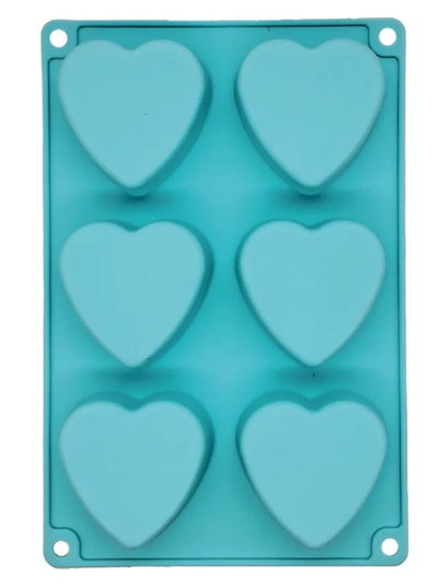 Molde de silicona para jabon corazon jabones Velas, Cemento, Resina y Yeso