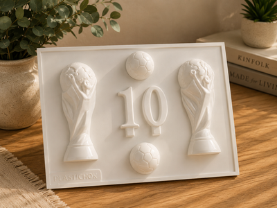Molde termoformado figuras mundial copa Cemento, resina o yeso