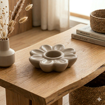 Molde fusta flor simple 375