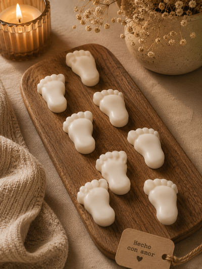 Molde termoformado  piecitos yeso, cemento, jabón, reposteria 