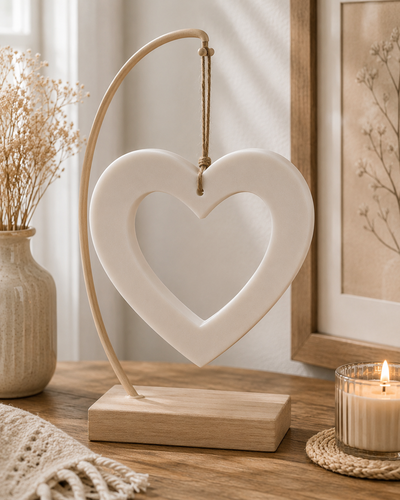 Molde termoformado l– Corazón 713a – Apto cemento, yeso y resina