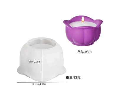 Molde de Silicona contenedor rosa 3562 Cemento, Yeso y Resina –  Artesanal
