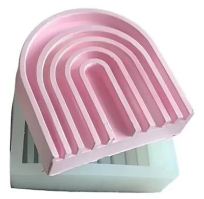 Molde de Silicona arco iris  para Cemento, Yeso y Resina –  Artesanal