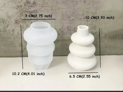 Molde de Silicona florero 4152 para Cemento, Yeso y Resina –  Artesanal